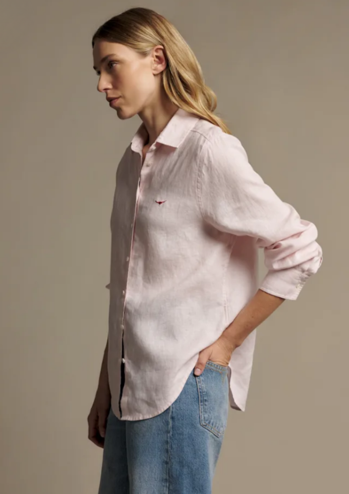 R.M.Williams - Onley Linen Shirt - Pink
