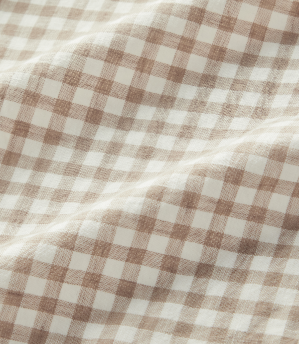 R.M.Williams - SS Johnson Check Shirt - Tan