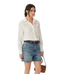 R.M.Williams - Broderie Anglaise Linen Shirt - White