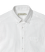 R.M.Williams - Collins Shirt - Oxford - White featuring button-down collar and signature Longhorn embroidery.