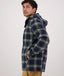 Swanndri - Hudson Hoodie Jacket - Thornton Check (Blue/Green)