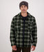 Swanndri - Kiaraki V4 Wool Shacket - Lincoln Check - Green