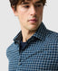 Rodd & Gunn - Sail Rock Shirt - Midnight displayed on a model with a classic windowpane check design.