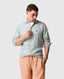Rodd & Gunn - Seadown Linen Shirt - Stripe - Forest being modeled, showcasing vertical stripes and relaxed fit.
