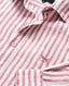 Rodd & Gunn - Seadown Linen Shirt - Stripe - Rosewater featuring vertical stripes and premium Italian linen.