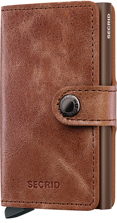 Secrid - Mini Vintage Wallet - Cognac