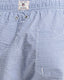 GANT - Seersucker Swim Shorts - Stripe - Rich Blue & White