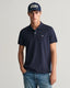 Gant - Regular Fit Shield Pique Polo - Evening Blue