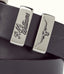 R.M.Williams - Slim Drover Belt - High Polish Nickel Buckle - Black