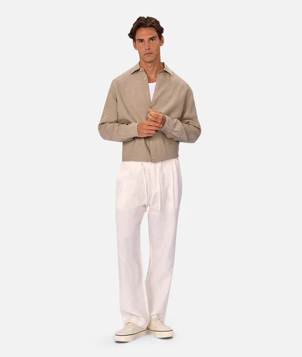 Industrie - The St Martins Long Sleeve Shirt - Fawn