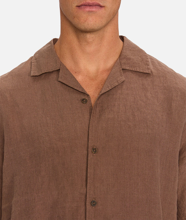 Industrie - The St Martins Short Sleeve Shirt - Macchiato
