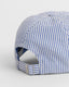 GANT - Striped Seersucker Cap - Blue