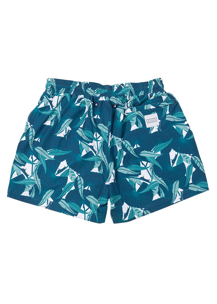 The Rocks Push - Balmoral "Marseille" Board Shorts - Green