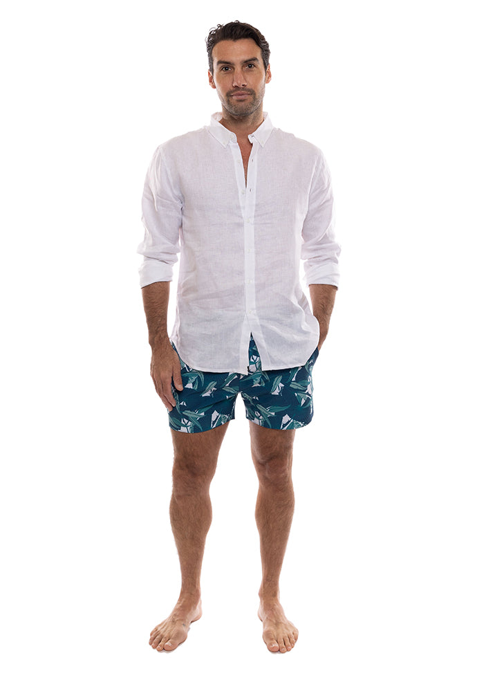 The Rocks Push - Balmoral "Marseille" Board Shorts - Green