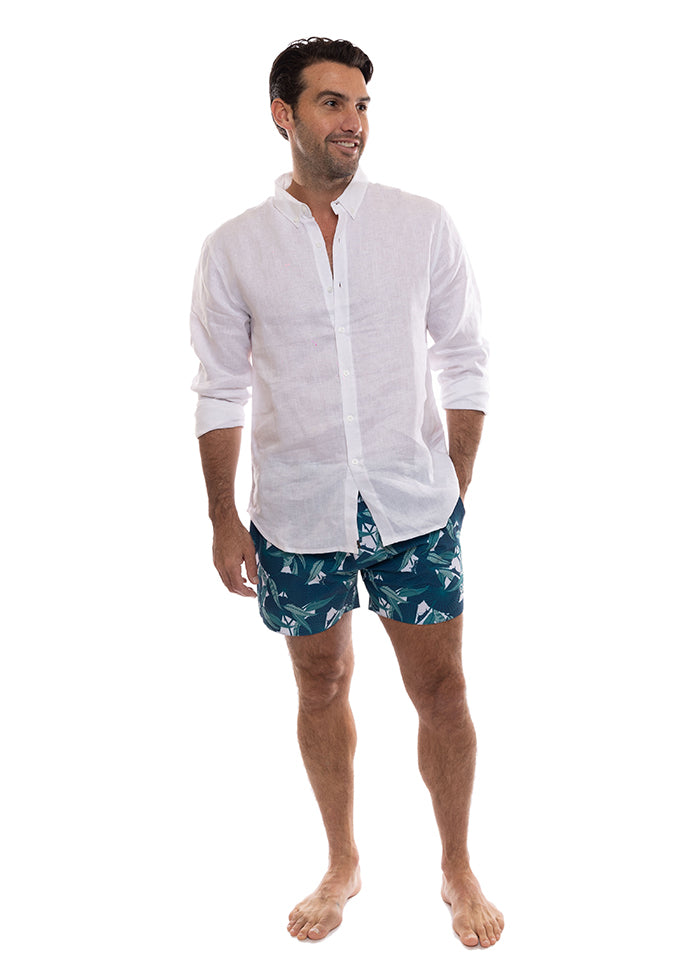 The Rocks Push - Balmoral "Marseille" Board Shorts - Green
