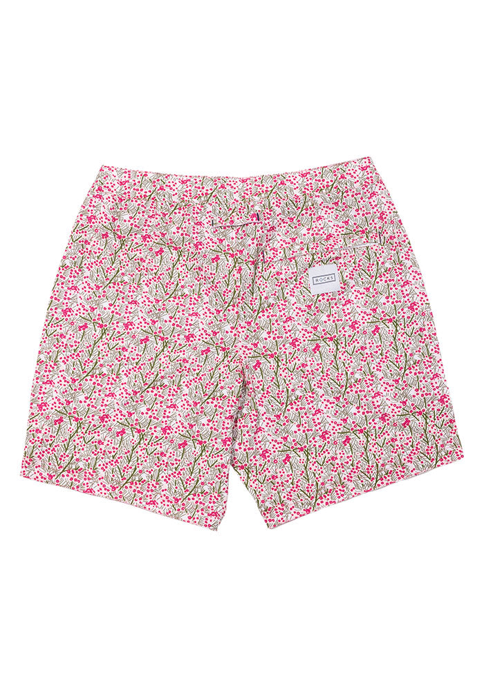 The Rocks Push - Tama Wattle Board Shorts - Pink