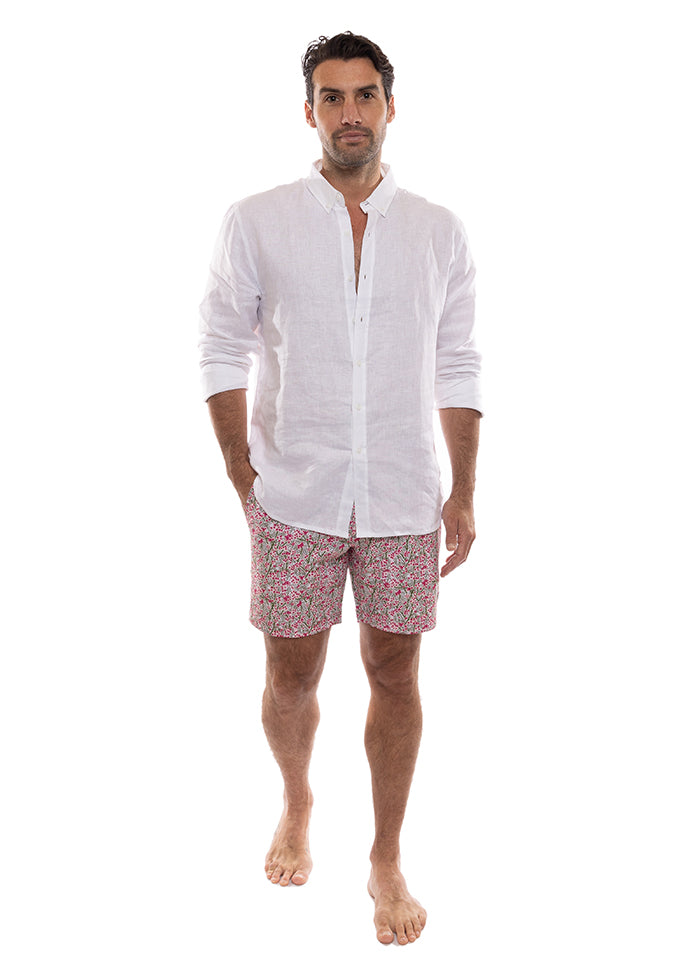 The Rocks Push - Tama Wattle Board Shorts - Pink