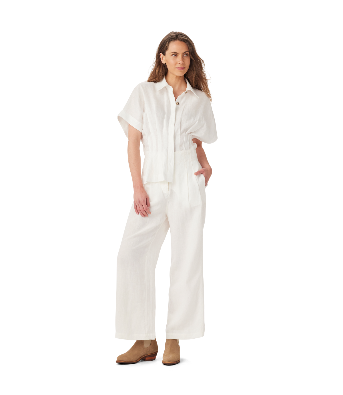 R.M.Williams - Camp Trouser - White