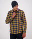 Swanndri - Taranaki Shirt - Plaid - Cashew/Navy