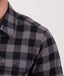 Swanndri - Taranaki Tailor Long Sleeve Shirt - Check - Caviar/Dark Shadow