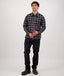 Swanndri - Taranaki Tailor Long Sleeve Shirt - Check - Caviar/Dark Shadow