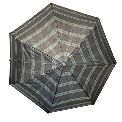 Polo Ralph Lauren - Plaid Pony Collapsible Umbrella - Green & Black
