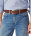 R.M.Williams - Traditional Belt - Antique Nickel Hardware - Dark Tan