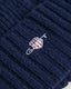 GANT - Unisex Shield Wool Beanie - Marine