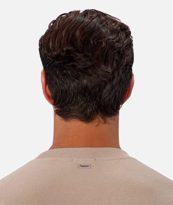 Industrie - Long Sleeve Waffle Tee - Mojave Sand