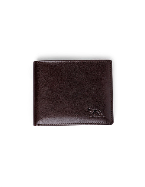 Rodd & Gunn - Wakefield Bi-Fold Wallet - Chocolate made from Italian leather with RFID protection.