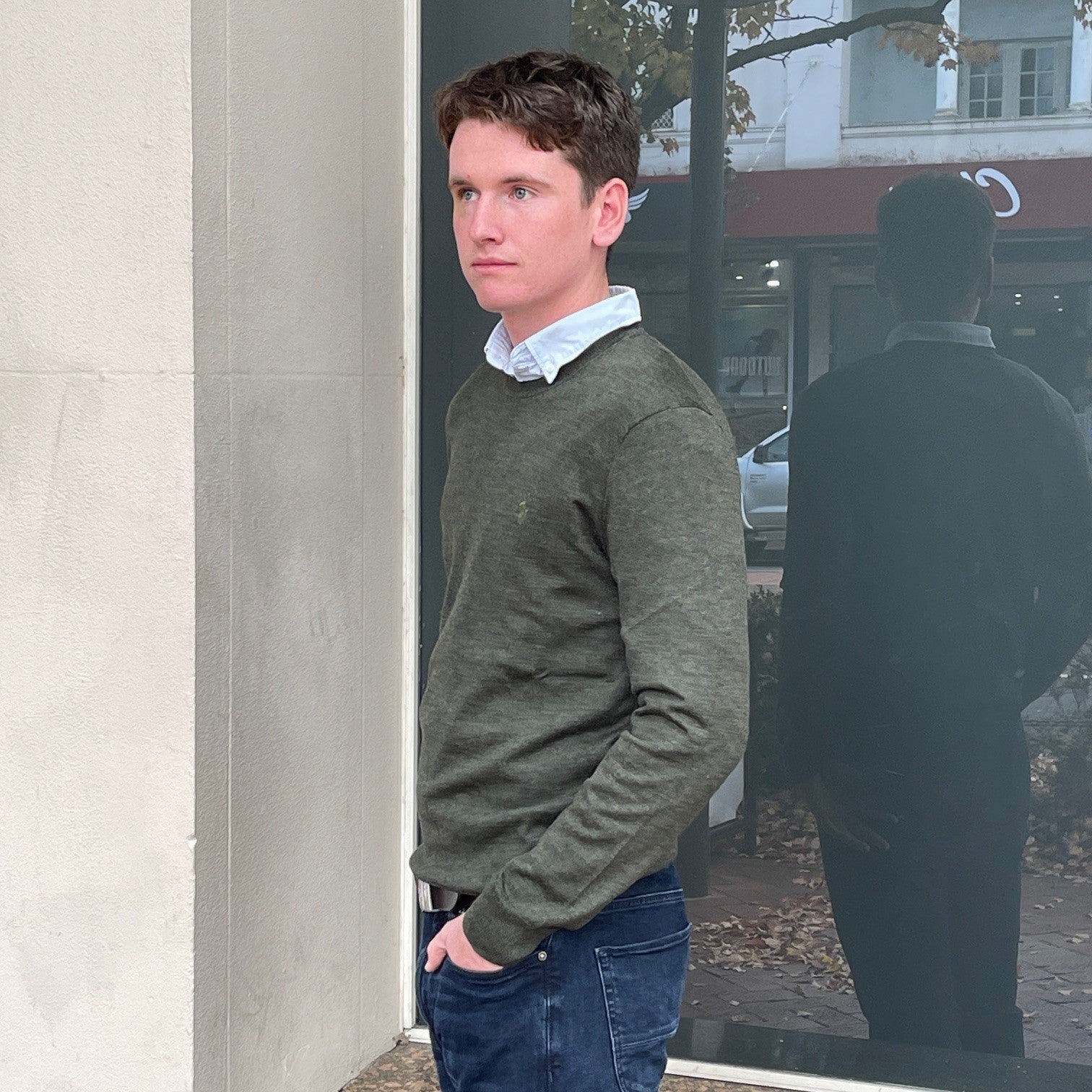 Polo Ralph Lauren Washable Merino Wool Sweater Green Olive