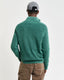 GANT - Washed Rib Half-Zip Jumper - Deep Forest Green