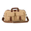 Ringers Western - Waxicanvas Duffle Bag - Sand featuring durable Waxi-Canvas fabric and leather accents.