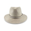Oogee Hats - Yarrunga Creek Fedora - Oatmeal -UNISEX, stylish fedora hat with leather buckle band.