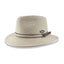 Oogee Hats - Yarrunga Creek Fedora - Oatmeal -UNISEX, stylish fedora with leather buckle band, crush-resistant design.