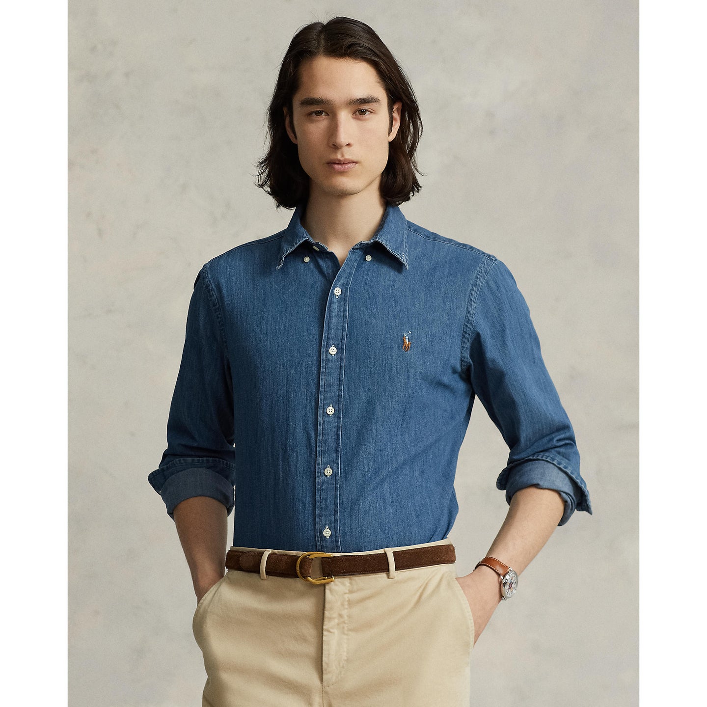 Polo Ralph Lauren - Custom Fit Denim Shirt - Blue Denim