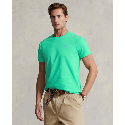 Polo Ralph Lauren - Custom Slim Fit Jersey Crewneck T-Shirt - Sunset Green