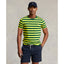 Polo Ralph Lauren - Custom Fit Jersey Crewneck T-Shirt - Stripe - Bright Yellow & Forest Green