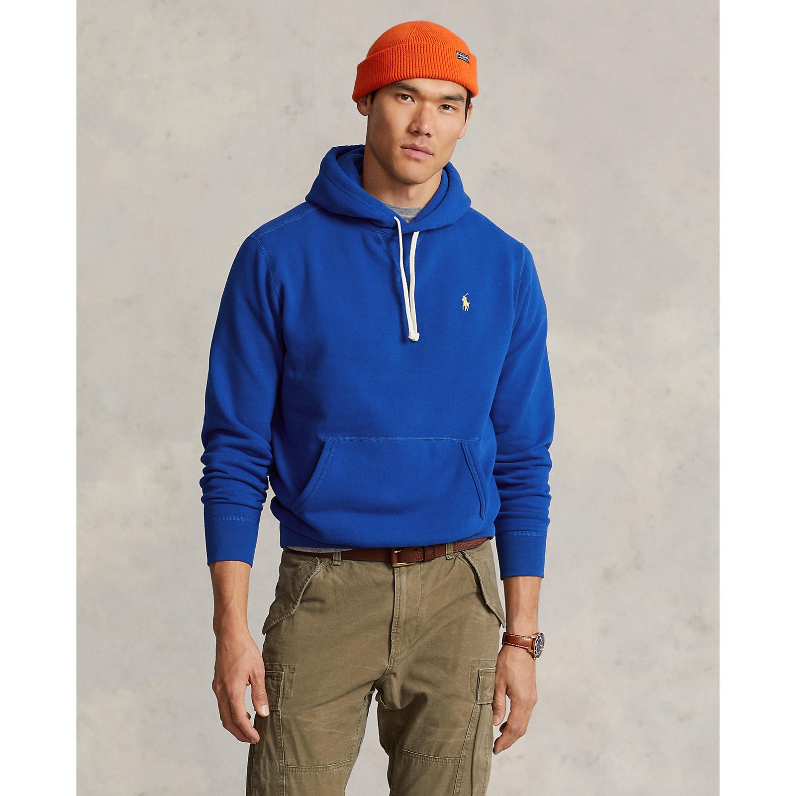 Polo Ralph Lauren RL Fleece Hoodie Sapphire Blue – Blowes Clothing