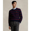 Polo Ralph Lauren - Cableknit Wool/Cashmere Crewneck Sweater - Striped - Navy & Red