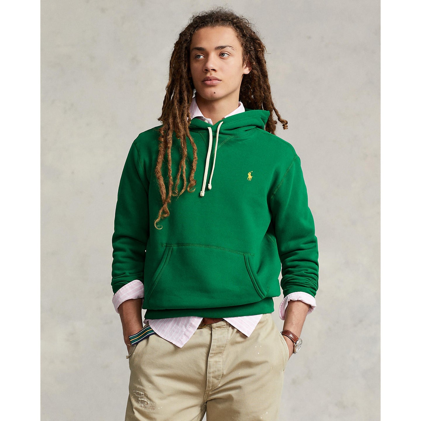 Polo Ralph Lauren - RL Fleece Hoodie - Bright Athletic Green
