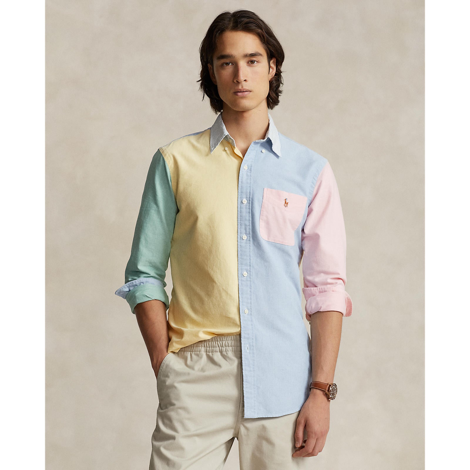 Polo Ralph Lauren Oxford Shirt Colour Block Funshirt