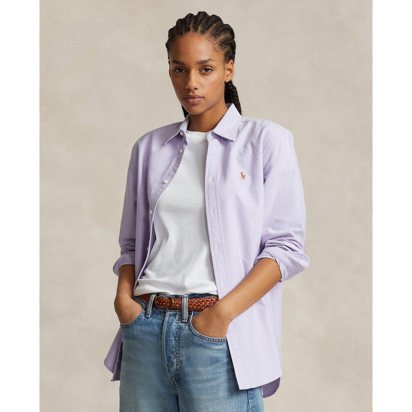 Polo Ralph Lauren - Relaxed Fit Oxford Shirt - Sky Lavender