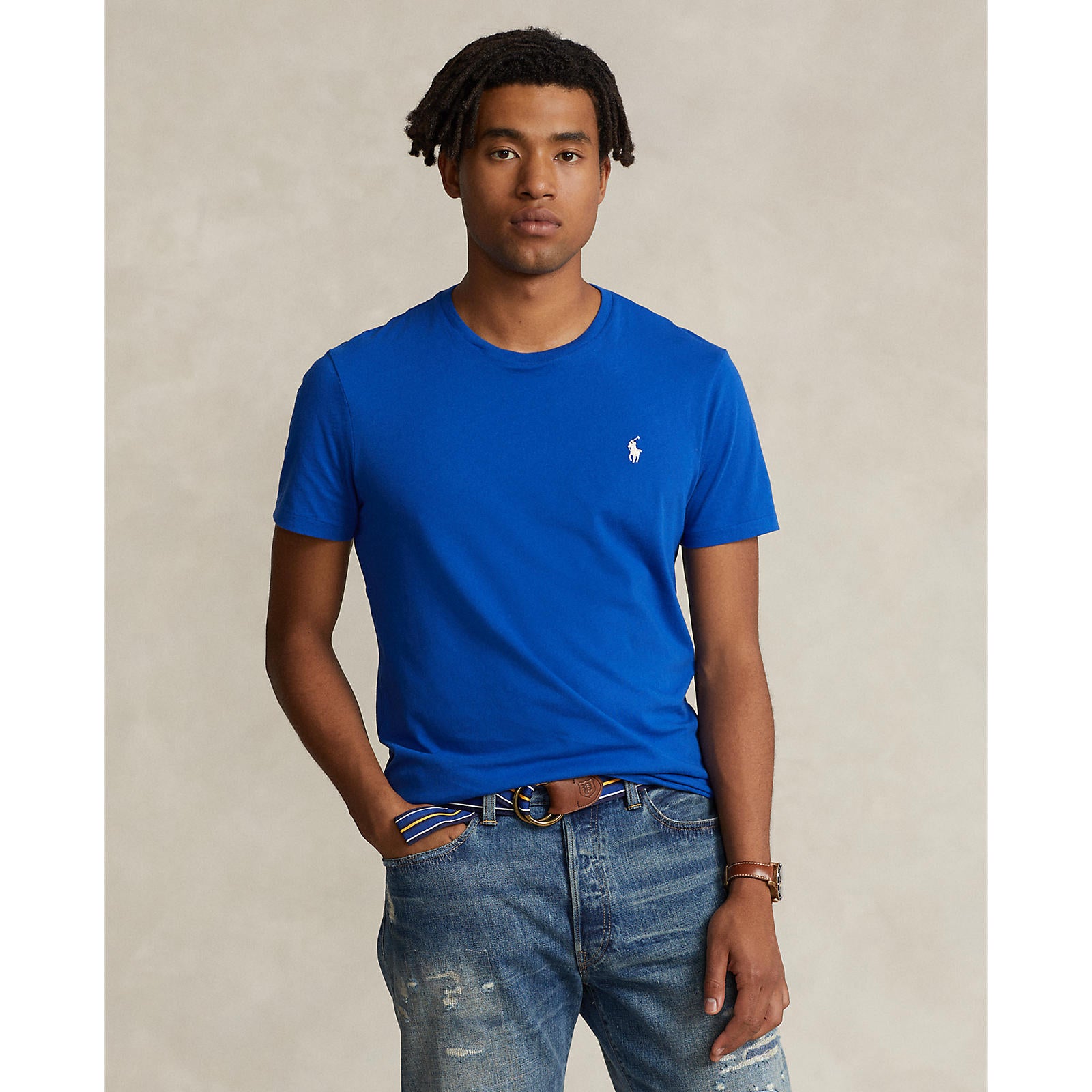 Polo Ralph Lauren Custom Slim Fit Jersey Crewneck T-Shirt