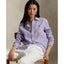 Polo Ralph Lauren - Classic Fit Linen Shirt - Stripe - Purple & White