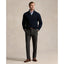 Polo Ralph Lauren - Cable Knit Cotton Zip-Collar Pullover - Hunter Navy
