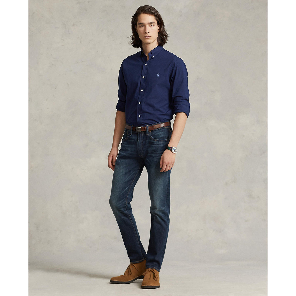 Polo Ralph Lauren - Poplin Stretch Shirt - Navy