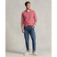 Polo Ralph Lauren - Mesh-Knit Cotton Quarter-Zip Sweater - Red Sky Heather