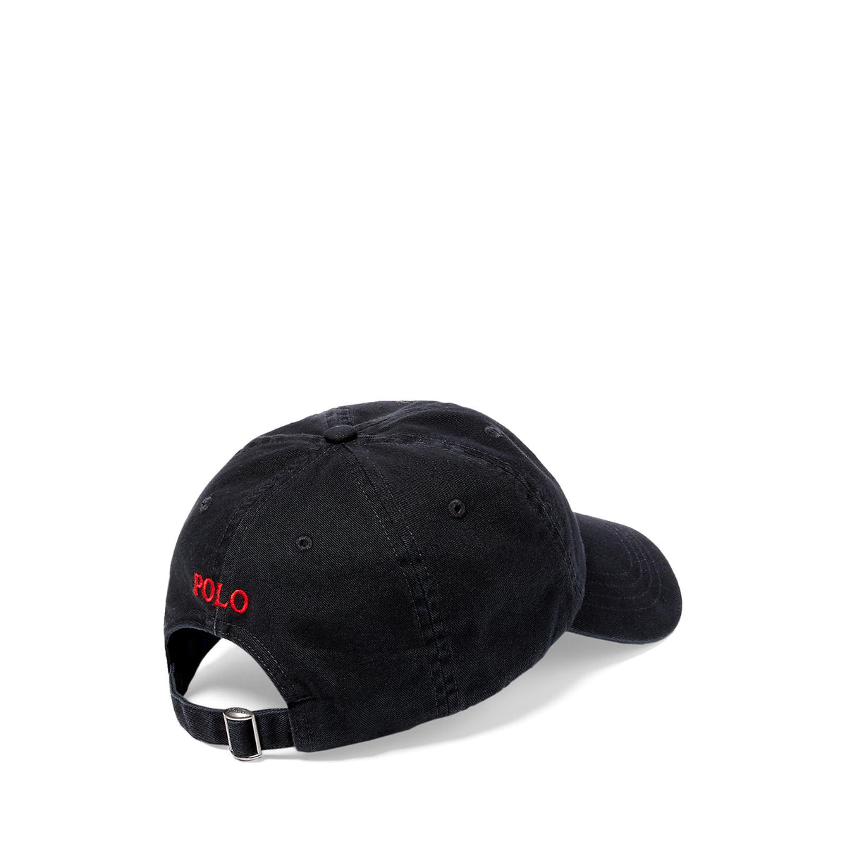 Polo Ralph Lauren Chino Cap Black with Red logo