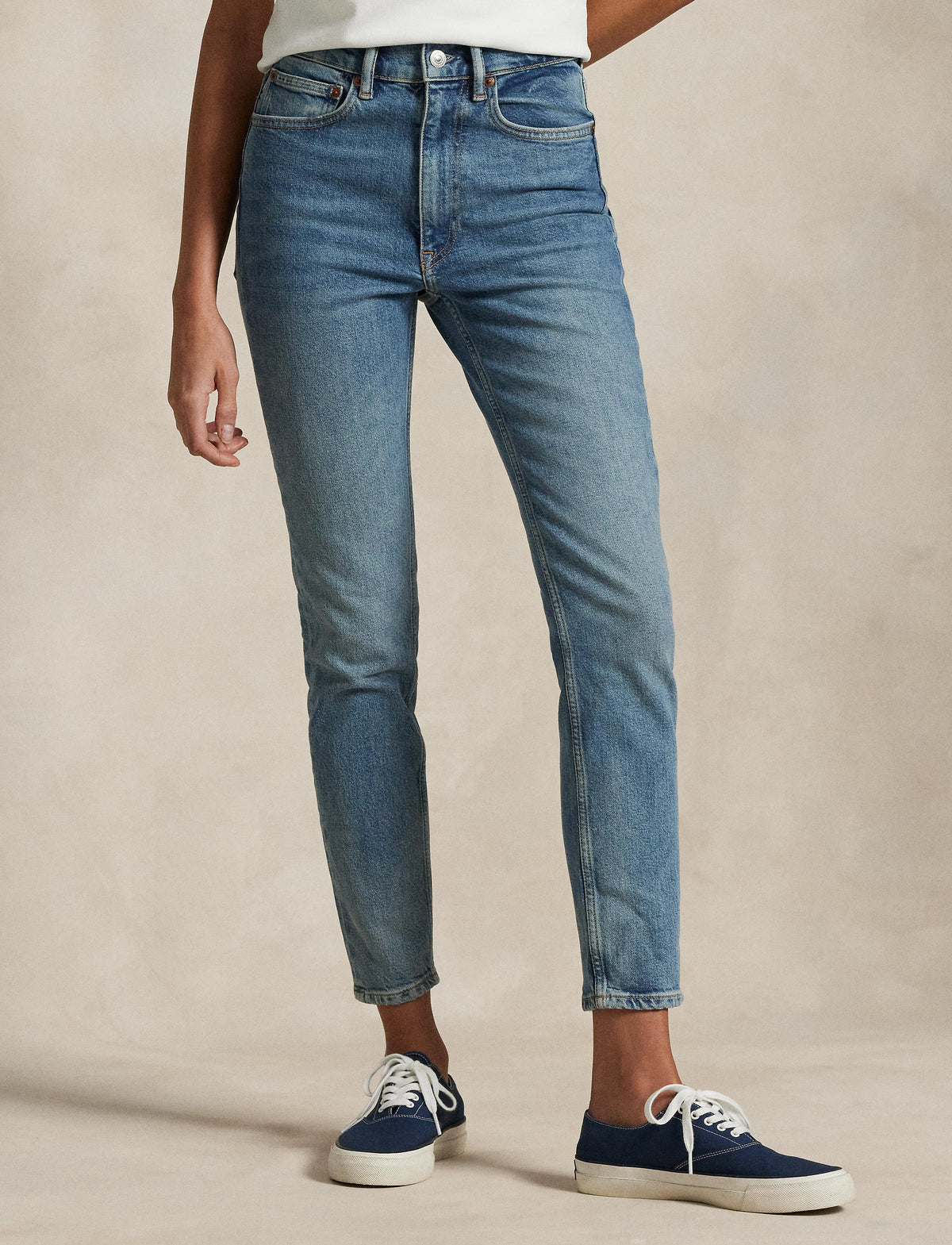 Polo Ralph Lauren - High Rise Super Slim Jean - Antares Wash